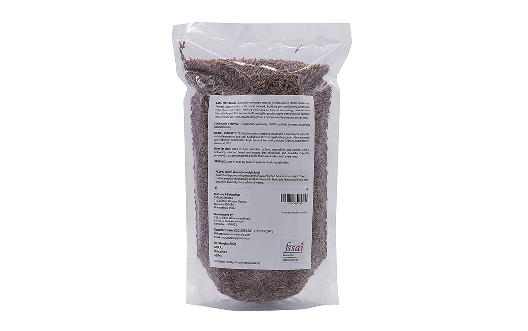 Taru Ancient Spice Cumin    Pack  200 grams